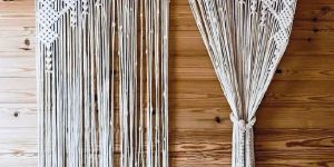 Macrame Wall Hanging Curtain