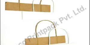 White Twisted Paper Handle