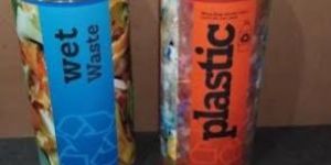 100L Plastic Color Coded Waste Bin