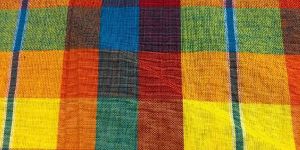 Cotton Checked Fabric