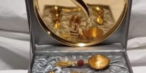 Brass Pooja Thali Set