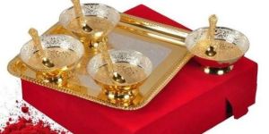 Gold Plated Bowl Set