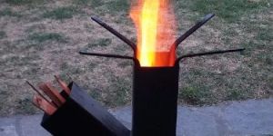 Pellet Rocket Stove