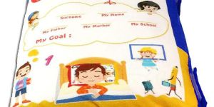 Printed Velvet Learning Baby Pillow Cushion