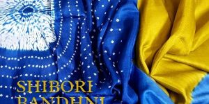 Shibori Bandhani Silk Saree