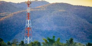 Galvanized Telecom Tower