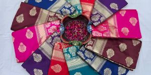 SOFT LICHI SILK SAREE..