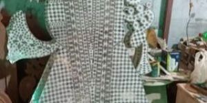 Mirrored Shrinathji Statue