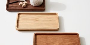 Wooden Rectangular Tray