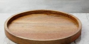 Wooden Round Tray