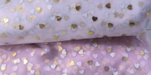 Rayon Foil Print Fabric