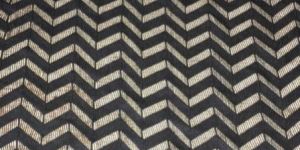 Zig Zag Multicolor Net Fabric