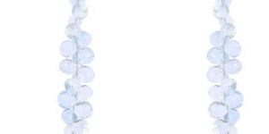 Natural Light And Dark Blue Earrings