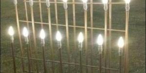 Aluminium Golden T Light Stands