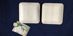 7 Inch Square Areca Plate