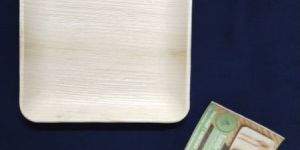 8 Inch Square Areca Plate