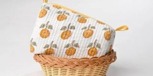 PRINTED COTTON POUCH