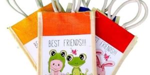 Jute Bags (Small) for Lunch Boxes and Tiffin Bags, Jute Bag for Girls