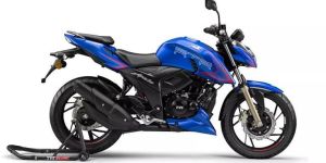 TVS Matte Blue Apache RTR 200 4V Bike