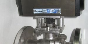 Double Acting Pneumatic Actuator Operated Ball Valve
