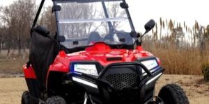 200cc Highlander UTV Fuel Injected Utility Vehicle Gas Golf Cart Alternate Fully Loaded - YK200U