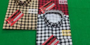 Mens Cotton Check Shirts