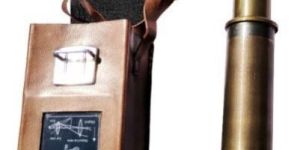 18 Inches Antique Brass Telescope with Leather Case