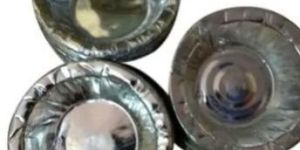 Round Silver Paper Dona Cup