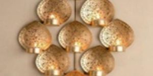 Metal Wall Candle Stand