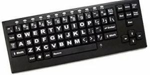 Wireless Black Computer Keyboard