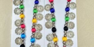 Oxidized Long Necklace Set