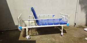 ABS Semi fowler bed Aluminum collapsible railing & wheels With mattress