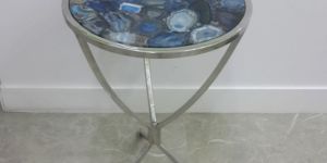 Agate Top Side Table