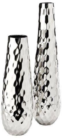 Aluminium Diamond Flower Vase Set
