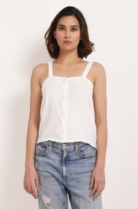 Mehri Ruffled Shoulder Strap Top