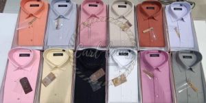 Mens Cotton Plain Shirt