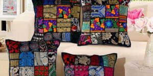 Handmade Patchwork Cushion Cover