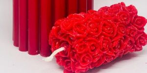 Corrugated Pillar Candle