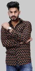 Mens Full Sleeve Jaipuri Print Shirt
