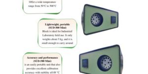 Hot Dry Block Temperature Calibrator (Mini) with Maximum Hole Insertions (50 to 500 DegC)