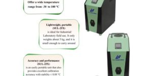 Low temperature Oil bath Calibrator (-30 To 100 DegC) at 25 DegC