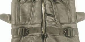 Mens Pure Leather Bike Gloves