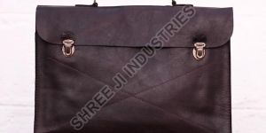 Leather Document Hand Bag