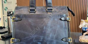 UNISEX LEATHER LAPTOP BAG