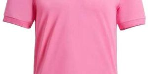 Mens Pink Polo Sports T Shirt