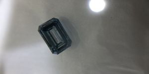 Blue Emerald Shape Diamond