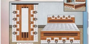 Italian Almirah & Folding Box Bed Set