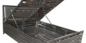 Metal Bed with Storage