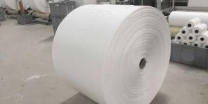 White PP Woven Roll