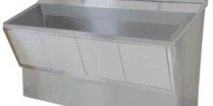 Free Standing Double Station Scrub Sink